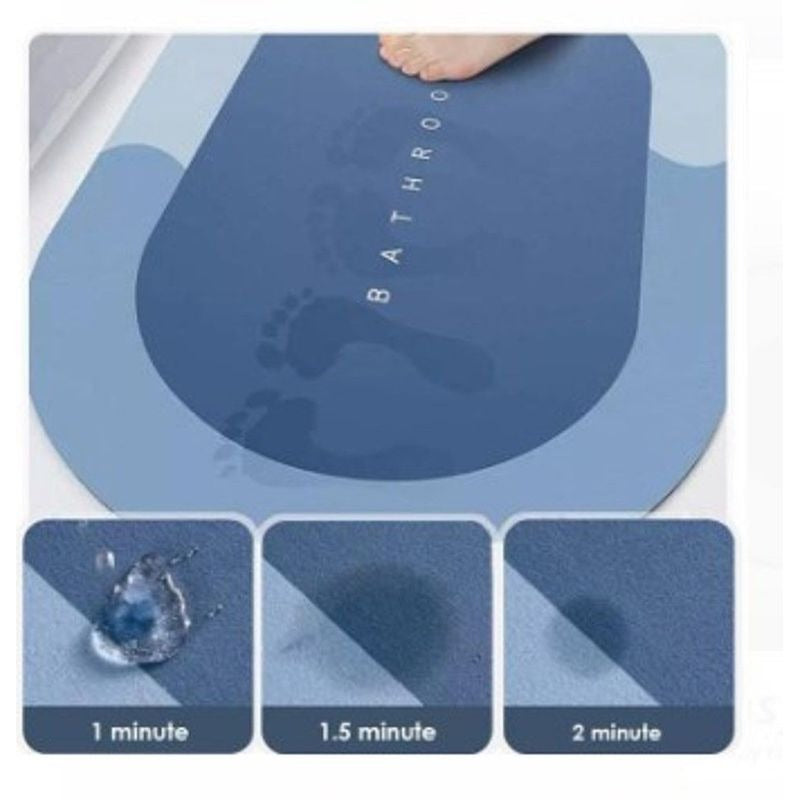 🛁 Alfombra Baño Súper Absorbente y Antideslizante – DryStep Home (Pack 2 Unidades)