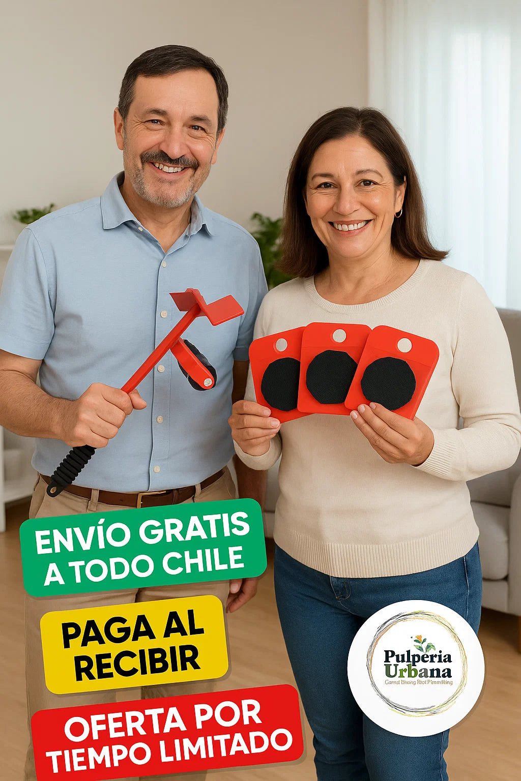 Levanta Fácil - Mueve tus muebles sin esfuerzo y sin rayar el piso