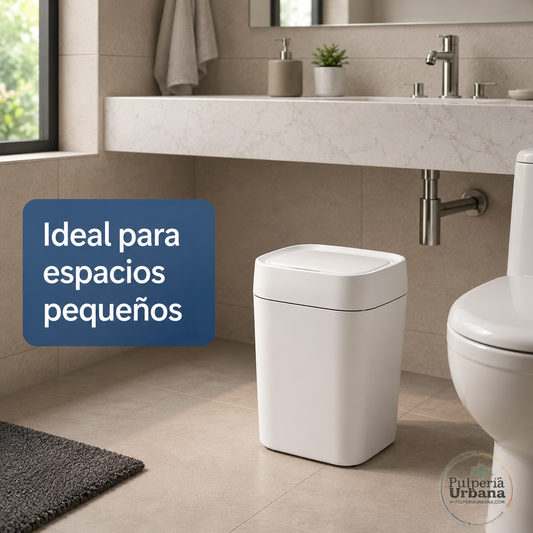 Basurero Automático Recargable - Higiene inteligente para todos los días.