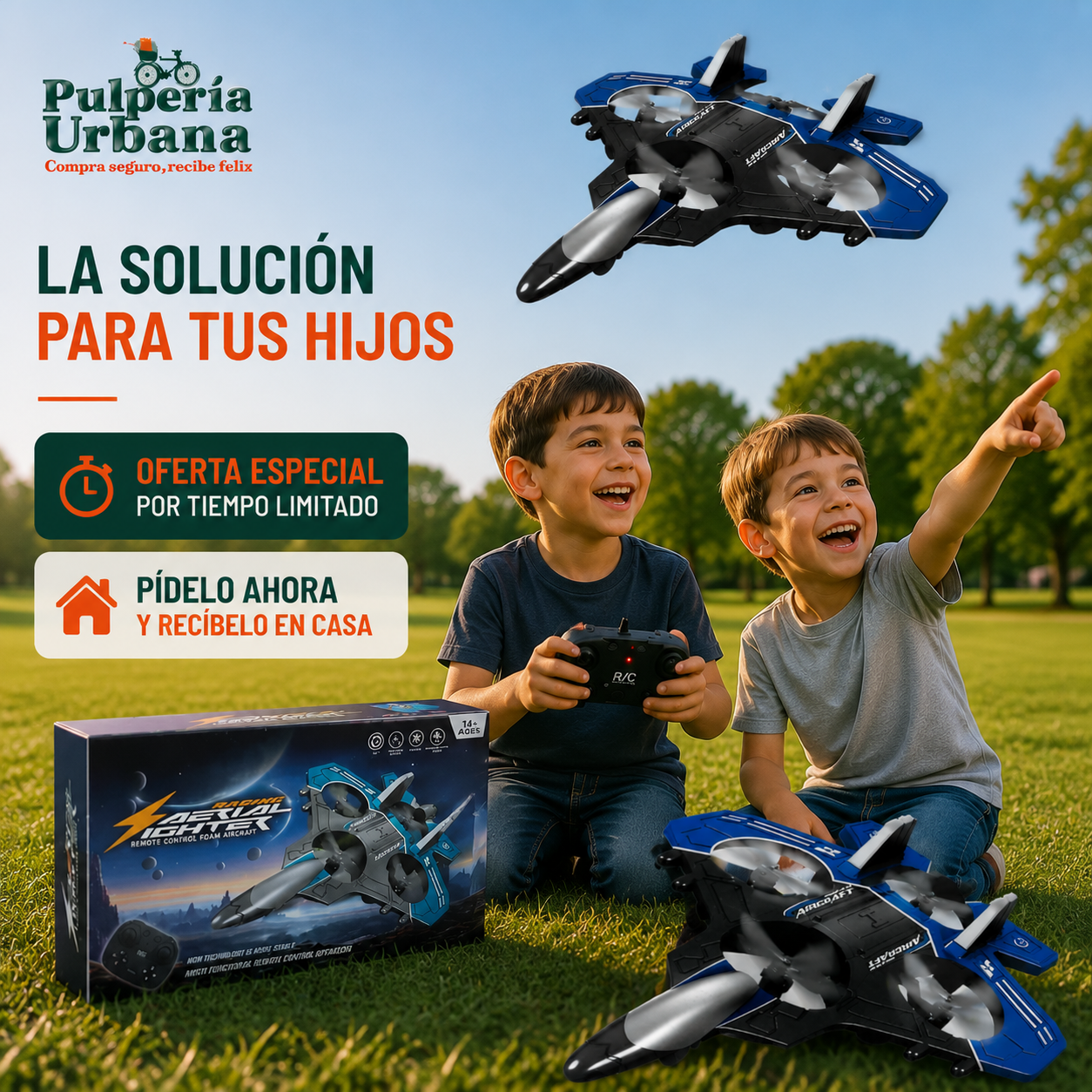 AcrobatMax - Dron Avión De Combate Con Control Remoto