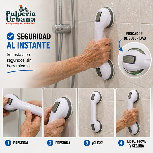 AgarroPro - Manilla Adherente Soporte Seguridad Baño