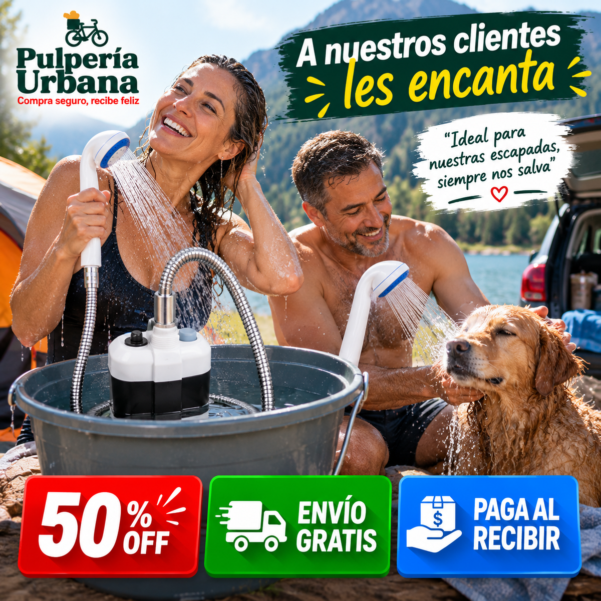DuchaMax™ - El regalo que papá usará en cada salida