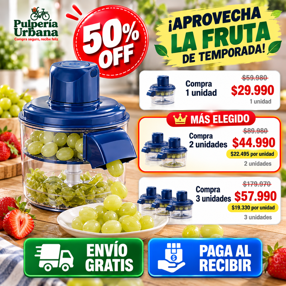 Frutalix™ - Aprovecha cada fruta de la temporada sin desperdicio