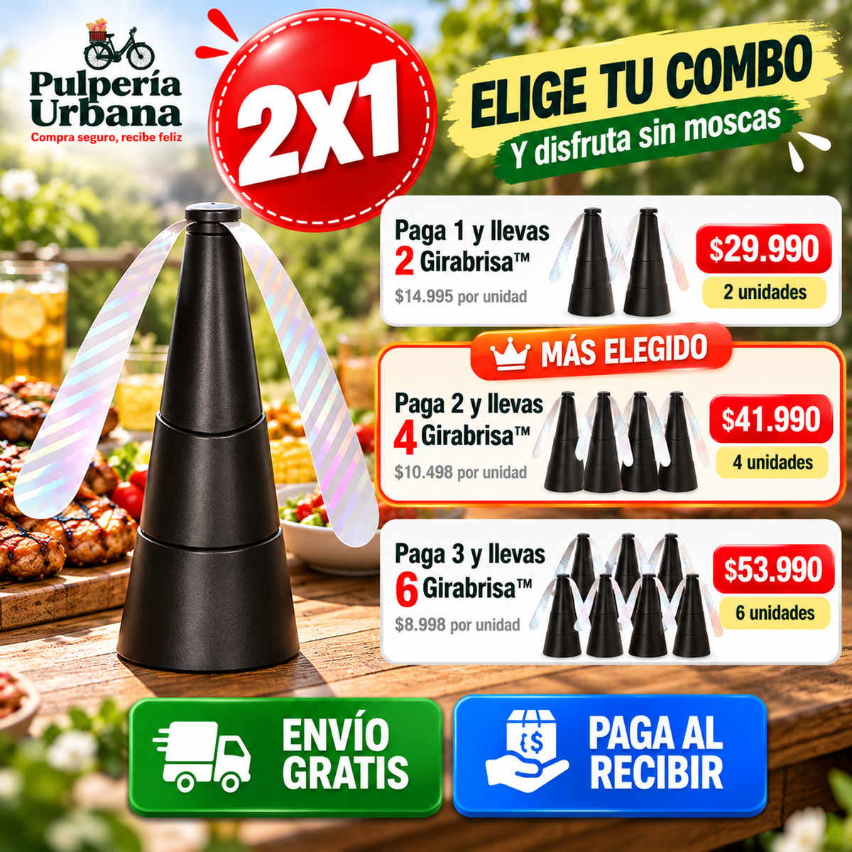Girabrisa™ - Aleja las moscas de tu mesa esta primavera