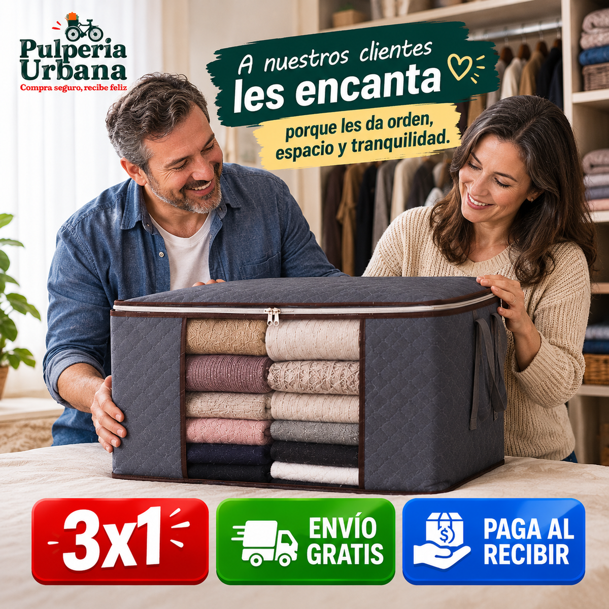 Textilbox - Guarda edredones y abrigos sin que se apolillen