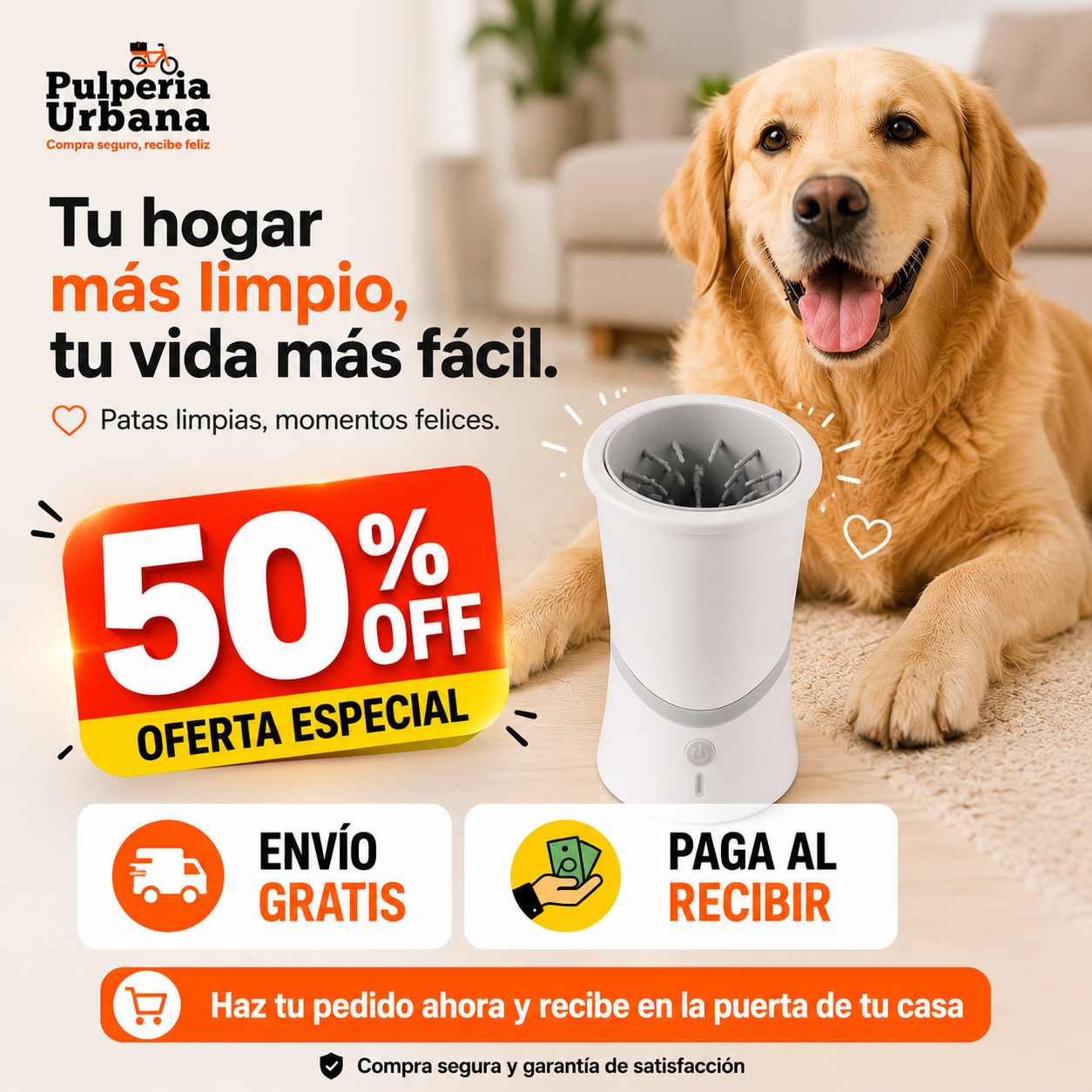 PataClean - LIMPIADOR AUTOMÁTICO DE PATAS
