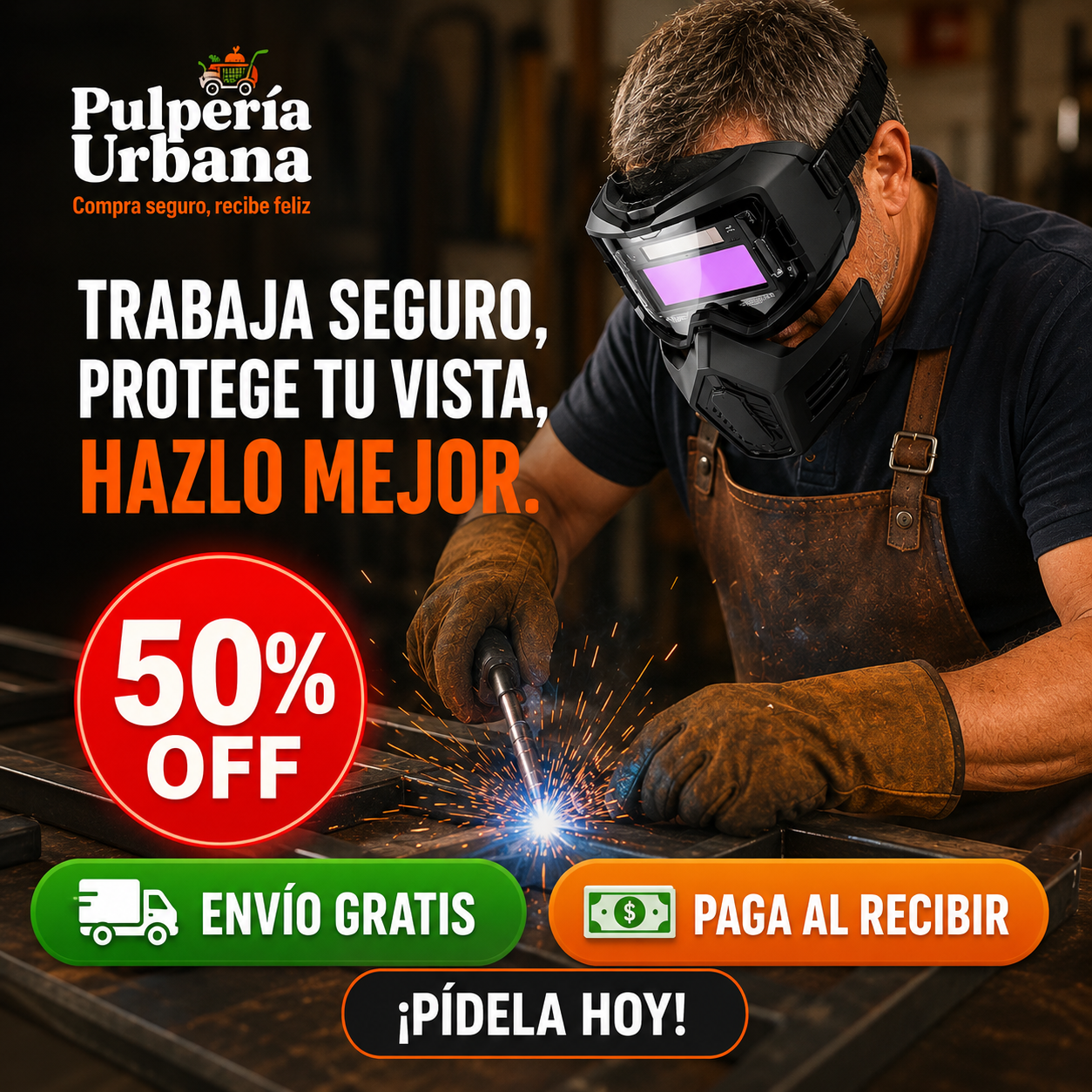 VisorPro — Máscara de Soldar Automática