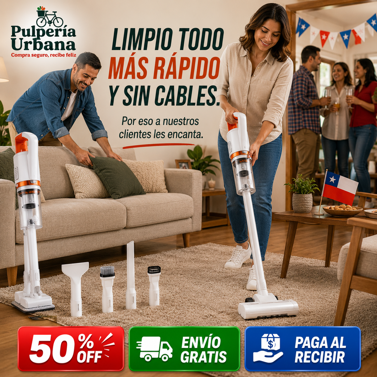 AspiraMax™ - Limpieza a fondo para Fiestas Patrias sin apuro