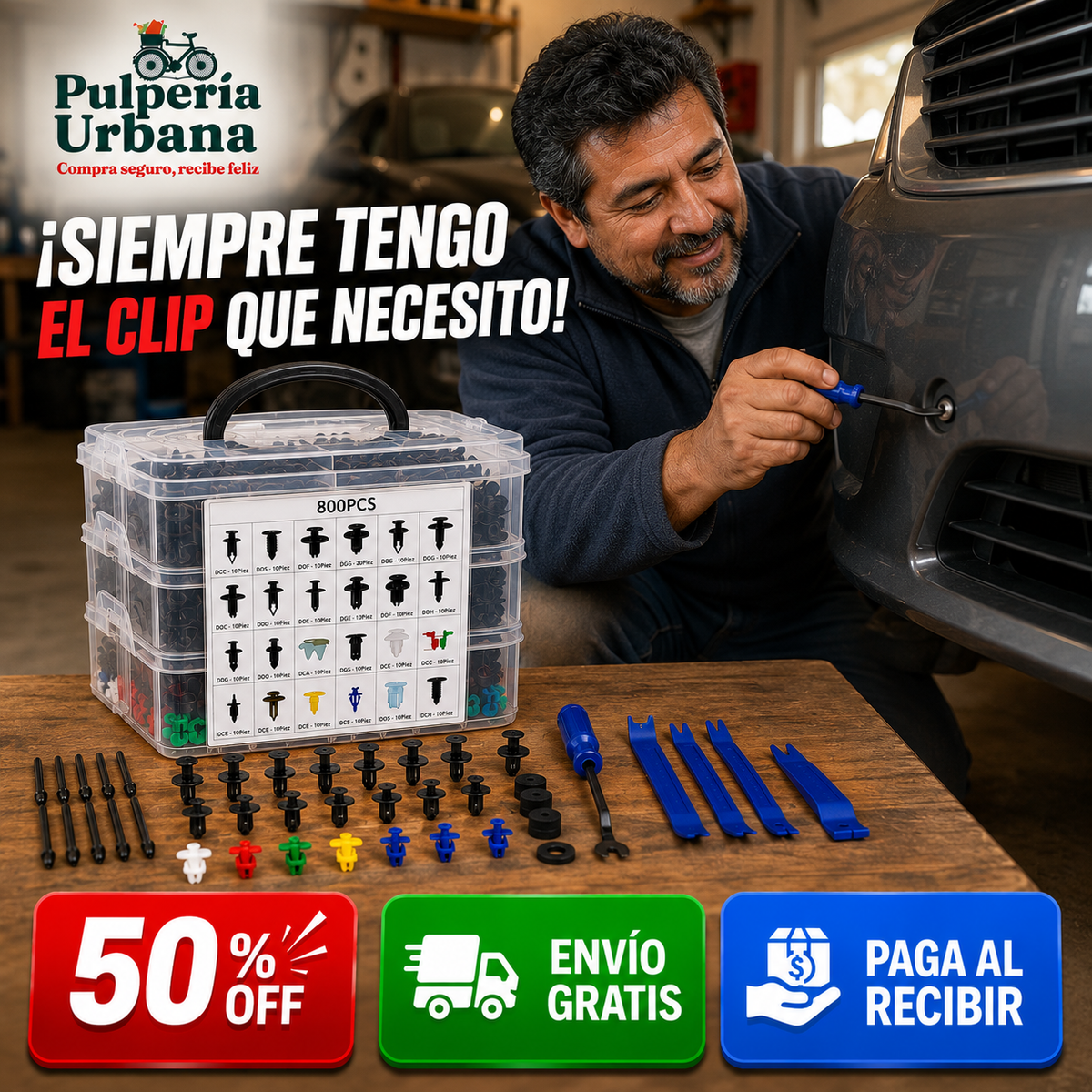 AutoClip Max - El kit que reemplaza cientos de visitas al mecánico