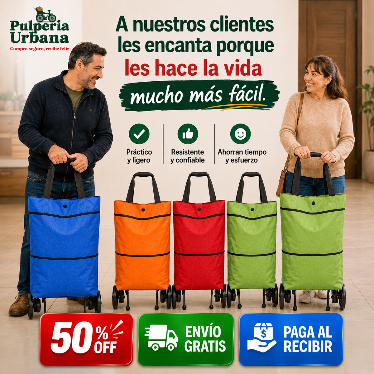 CarguitoMax™ - Tu ayudante para las compras pesadas de invierno