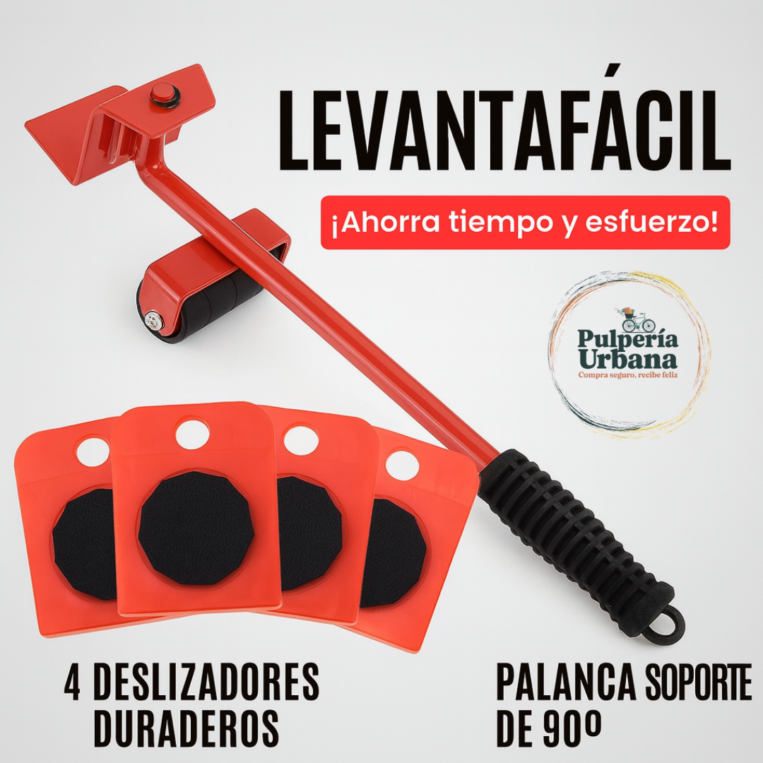 Levanta Fácil - Mueve tus muebles sin esfuerzo y sin rayar el piso