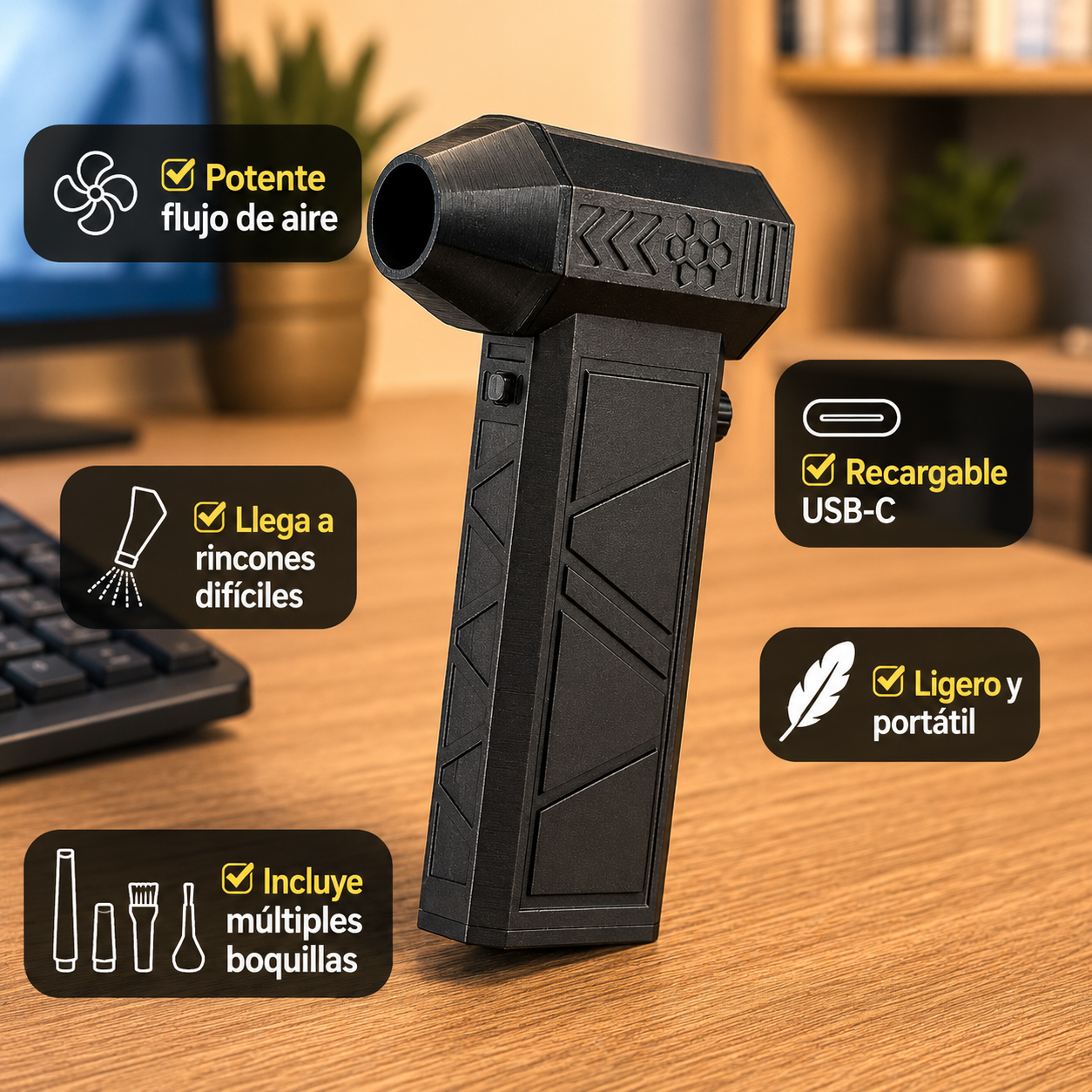 Turbo Jet Pro, soplador de aire