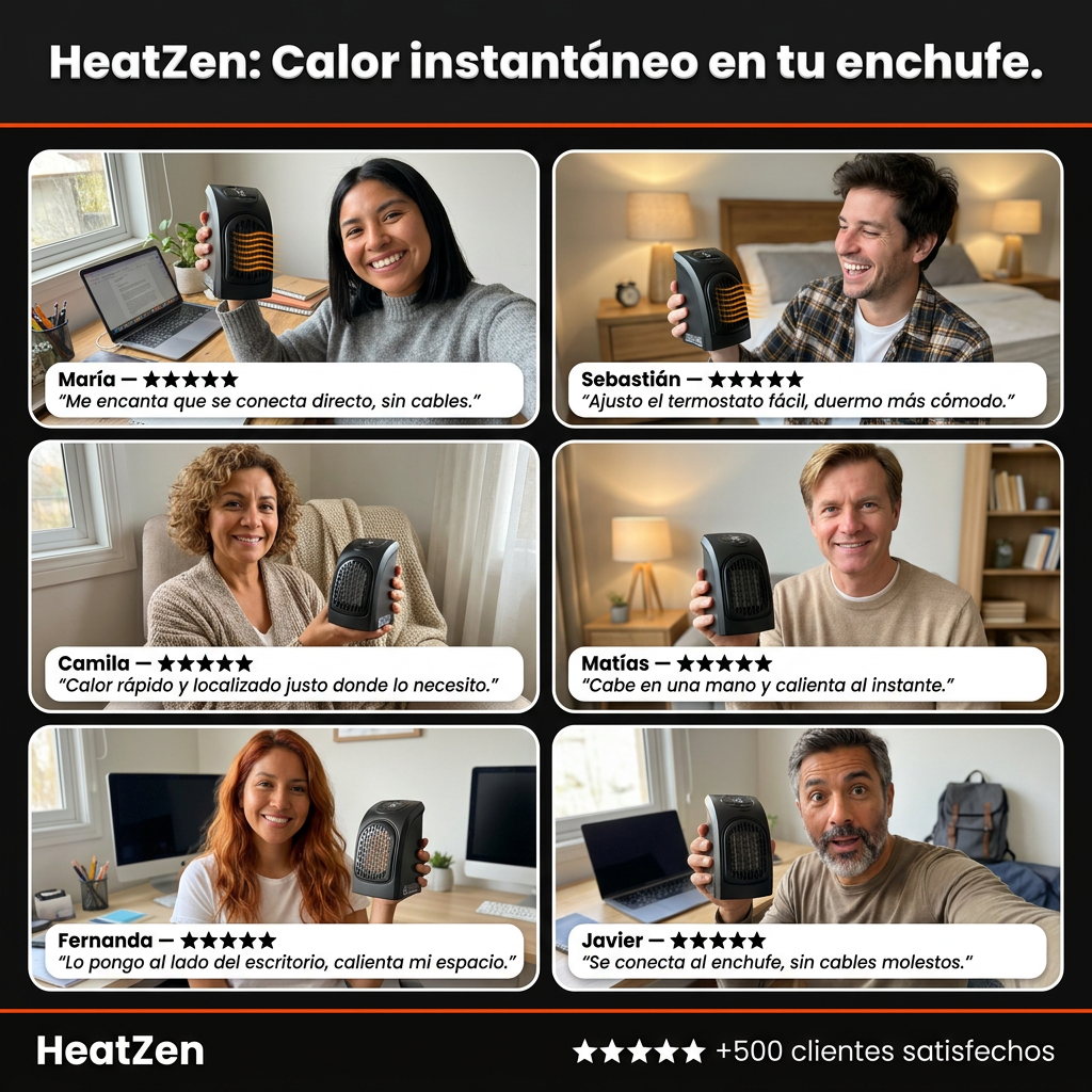 HeatZen — Calefactor portátil compacto