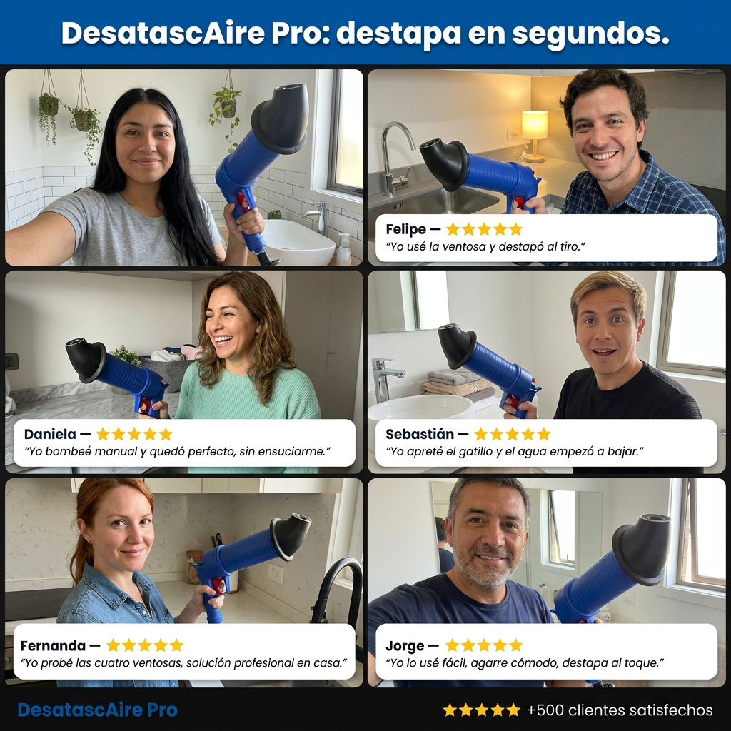 Destapa Aire Pro — destapador de cañerías a presión