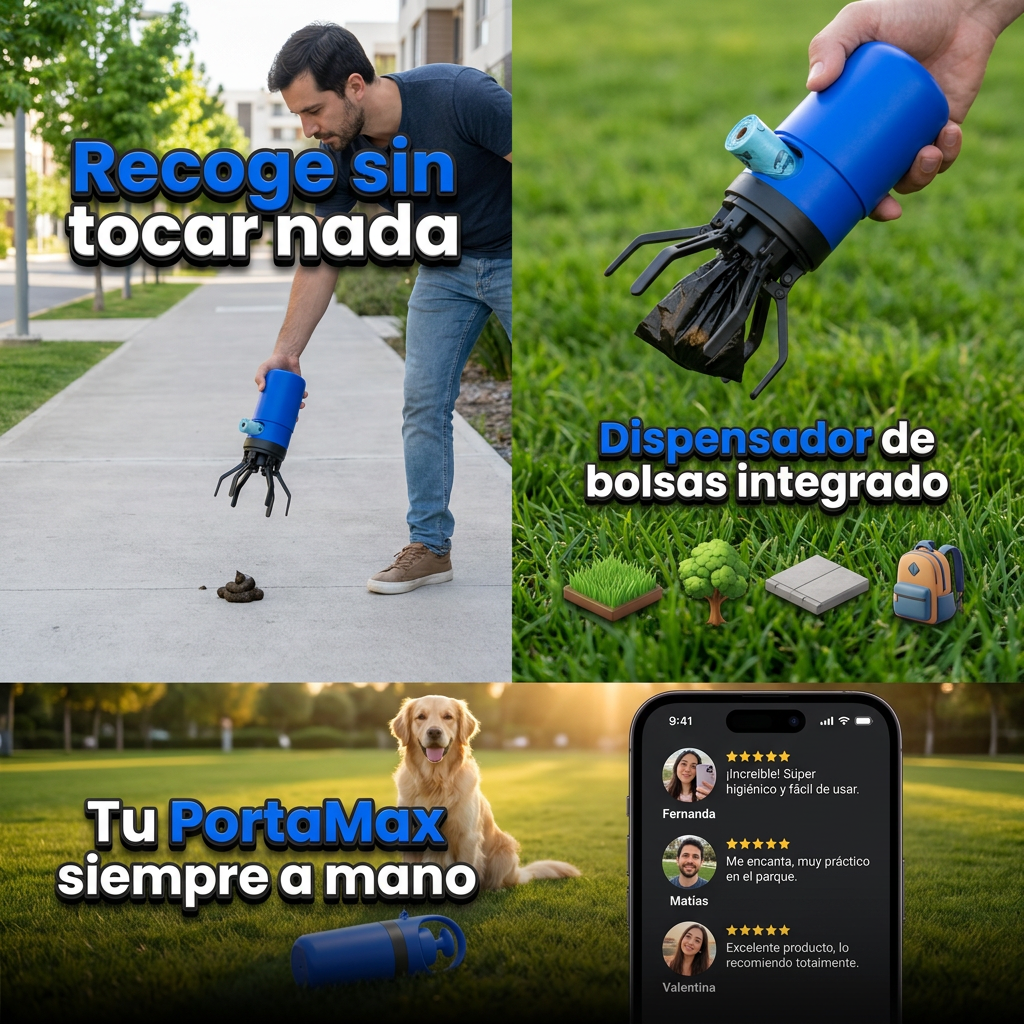 PortaMax — recogedor portátil para mascotas