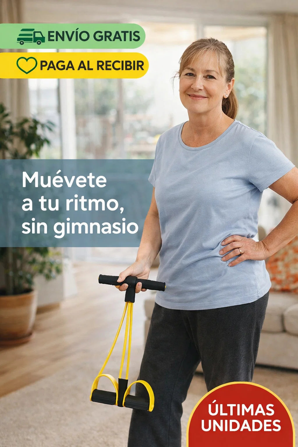 Bandas Elasticas Resistencia Con Pedal