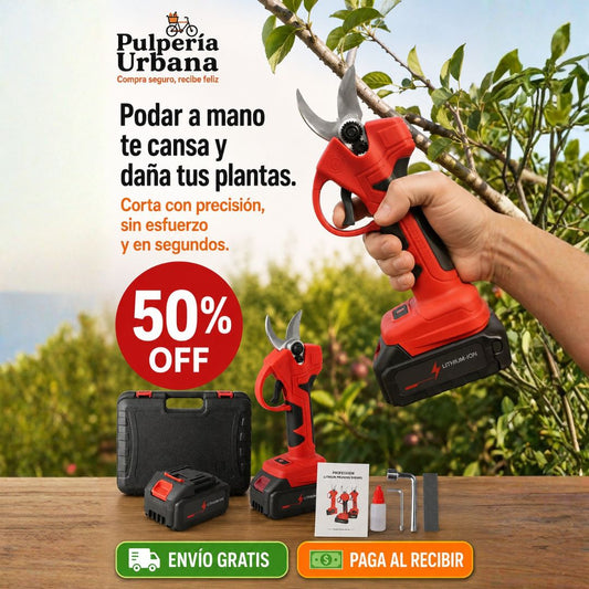 Tijera Podadora 48V — Eléctrica Inalámbrica