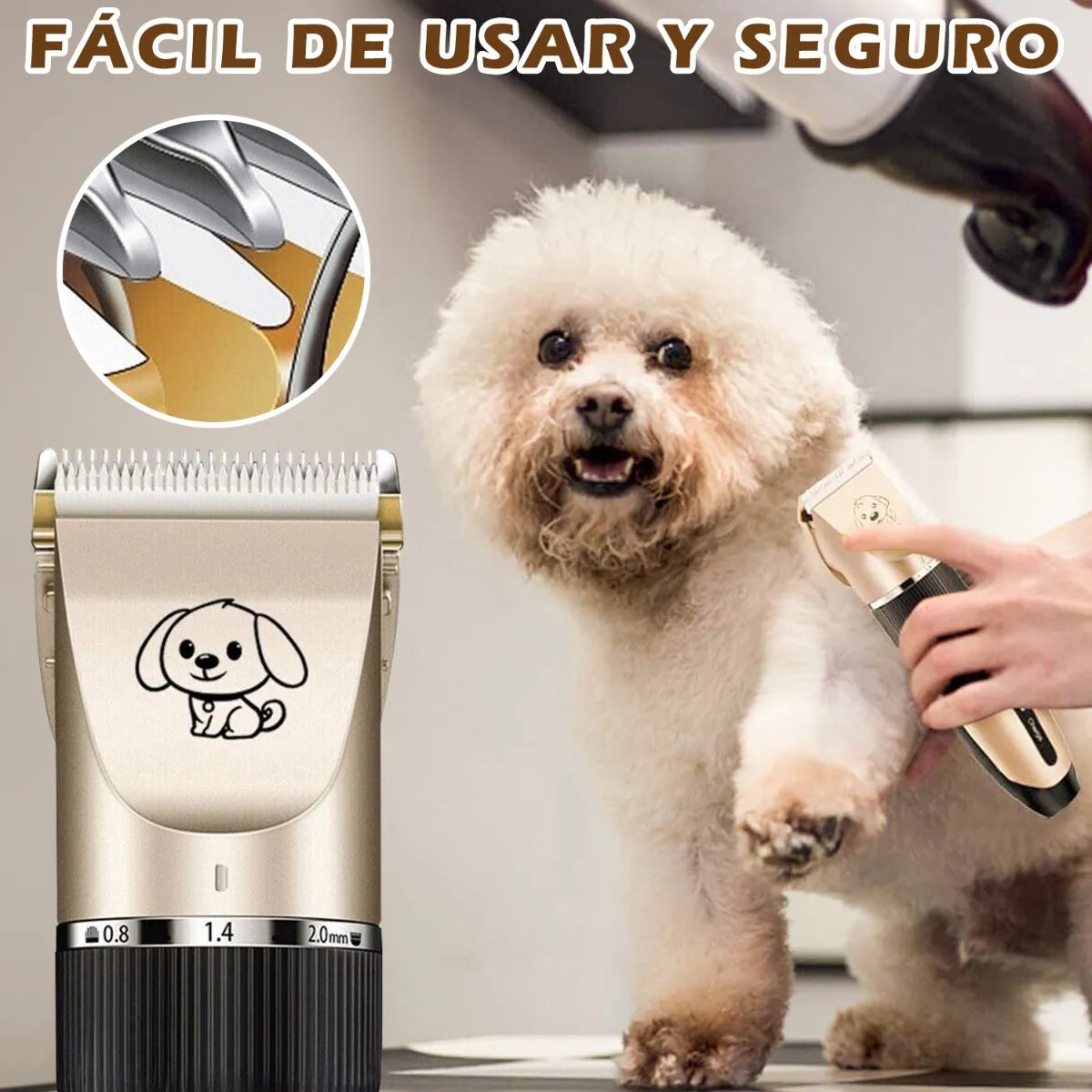 Zunpelo - Cortapelos Para Mascotas Dp 1 At