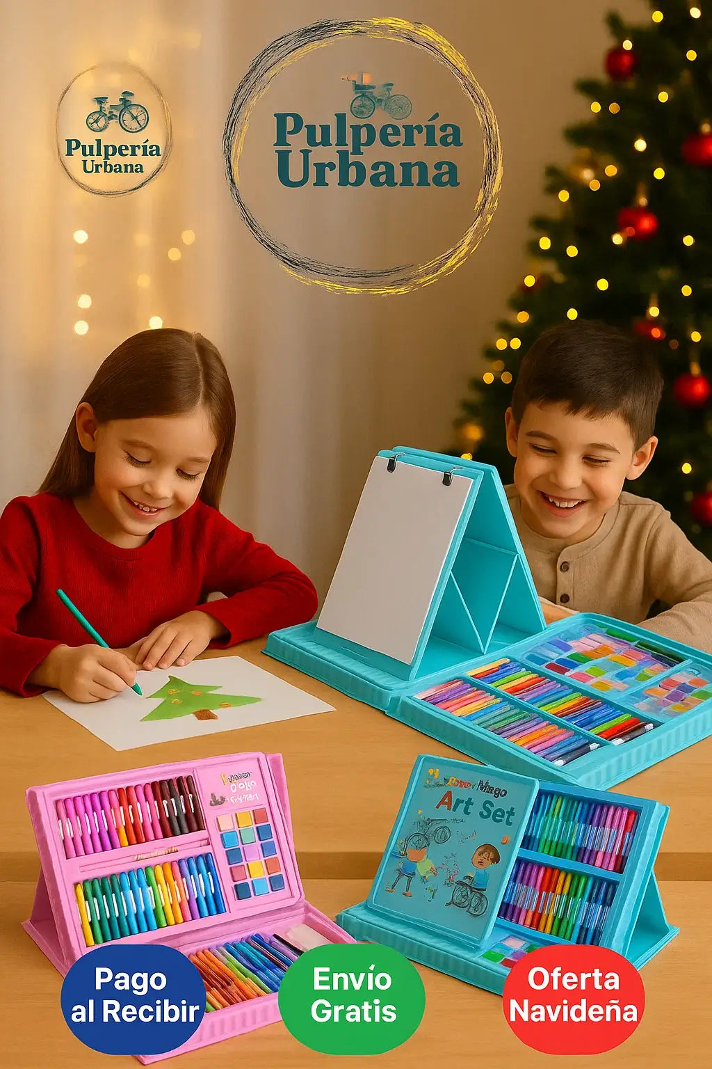 Pequeños Artistas – Maletín Creativo 208 pcs.
