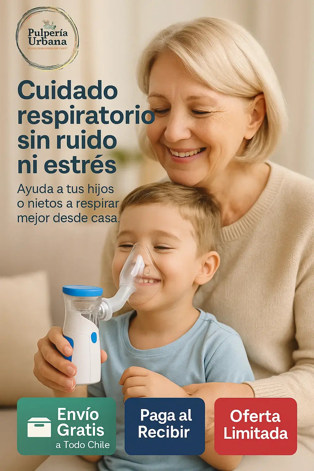 Nebulizador Portátil Silencioso USB