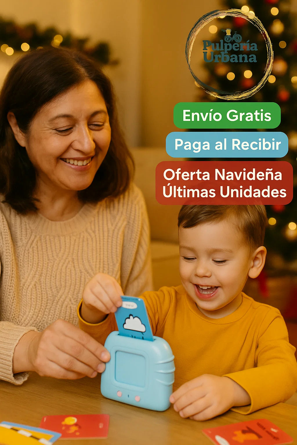 JUEGO LECTOR DE TARJETAS APRENDO INGLES