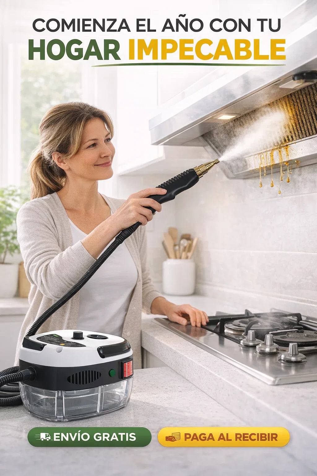 VaporPro 2500 - Limpieza a vapor 2500w