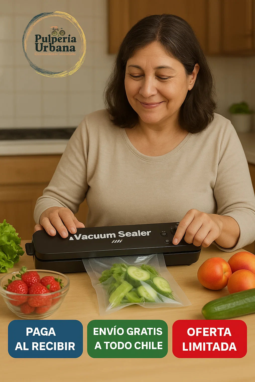 SealMaster One - Selladora al Vacío para Organizar y Preservar