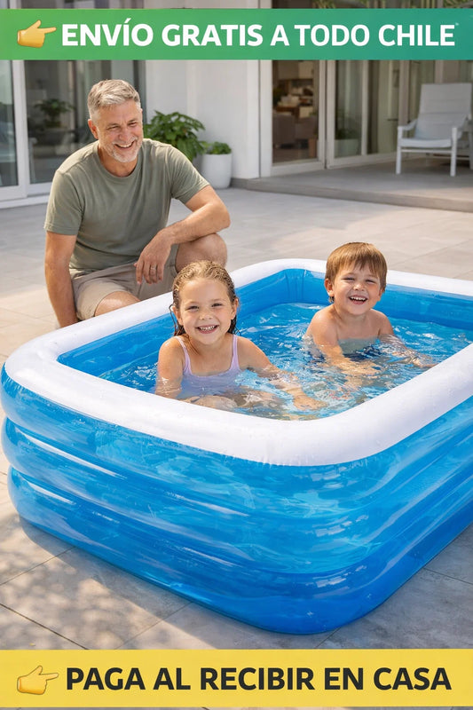 Piscina Familiar Elástica 200cm x 120cm