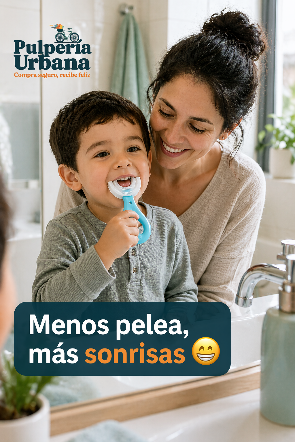 Cepillo de dientes en forma de U  Niñ@s