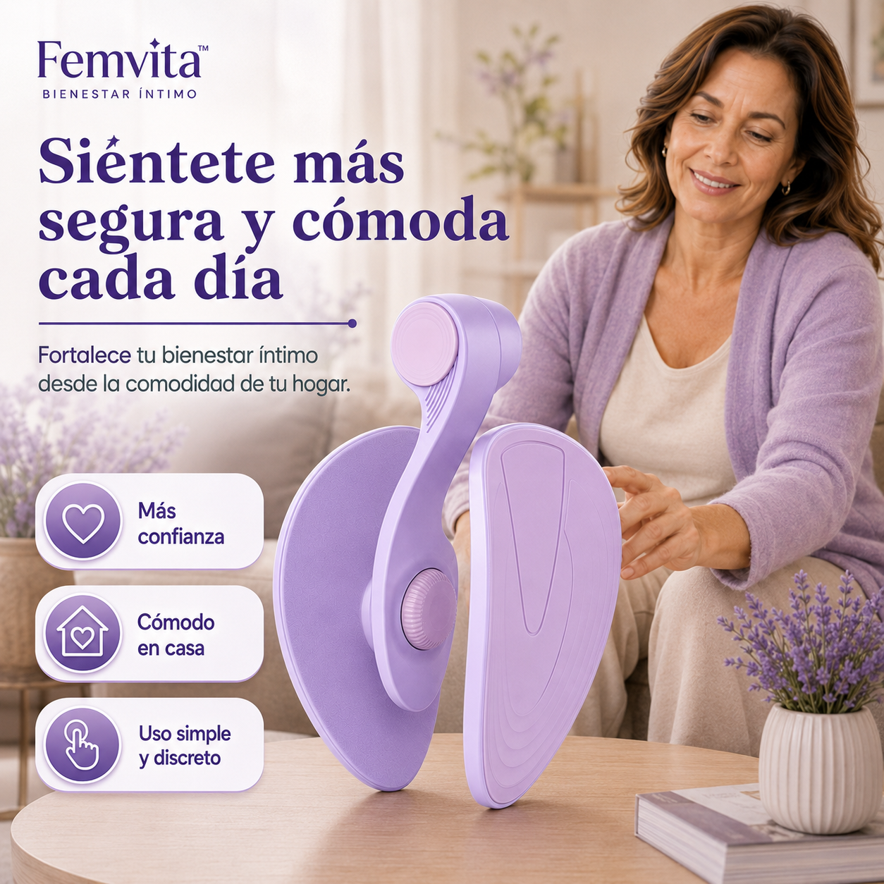 FEMVITA - EJERCITADOR DE PELVIS EN CASA