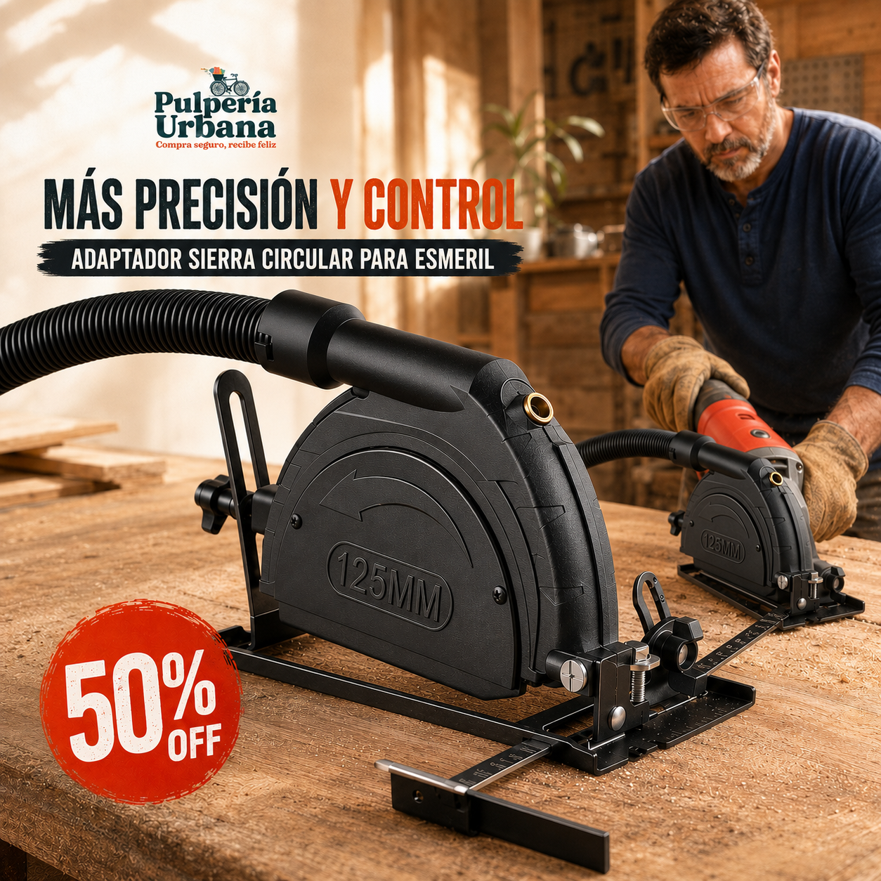 Adaptador Sierra Circular para esmeril PRO