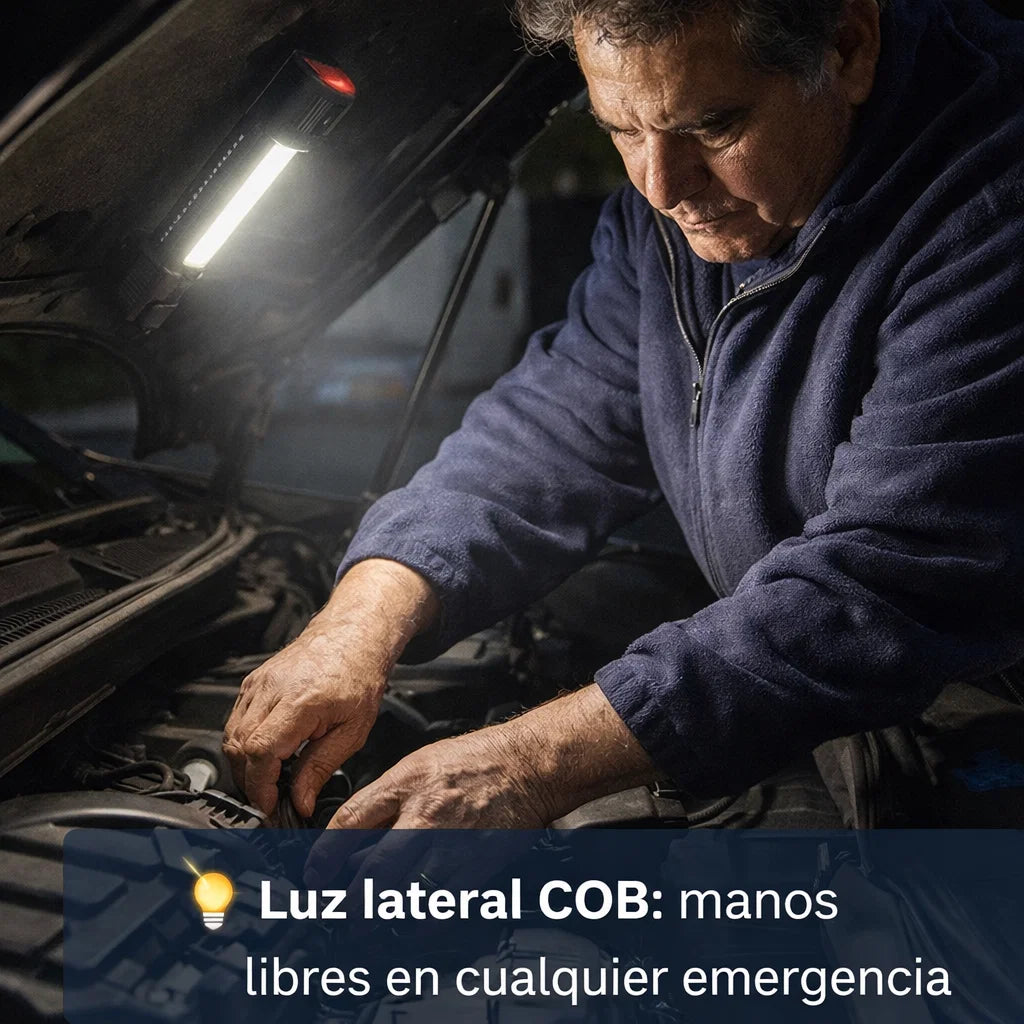 Linterna Multifuncional 4 En 1 Recargabl