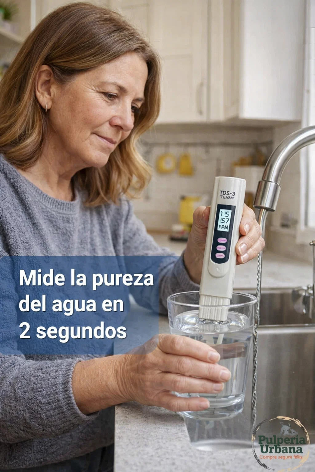 MEDIDOR DE PUREZA DEL AGUA TDS