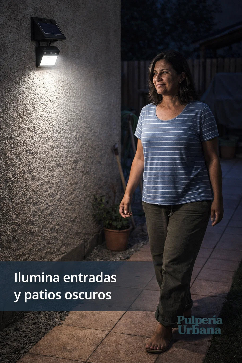 Luces LED solares para exteriores pack de 4 unidades