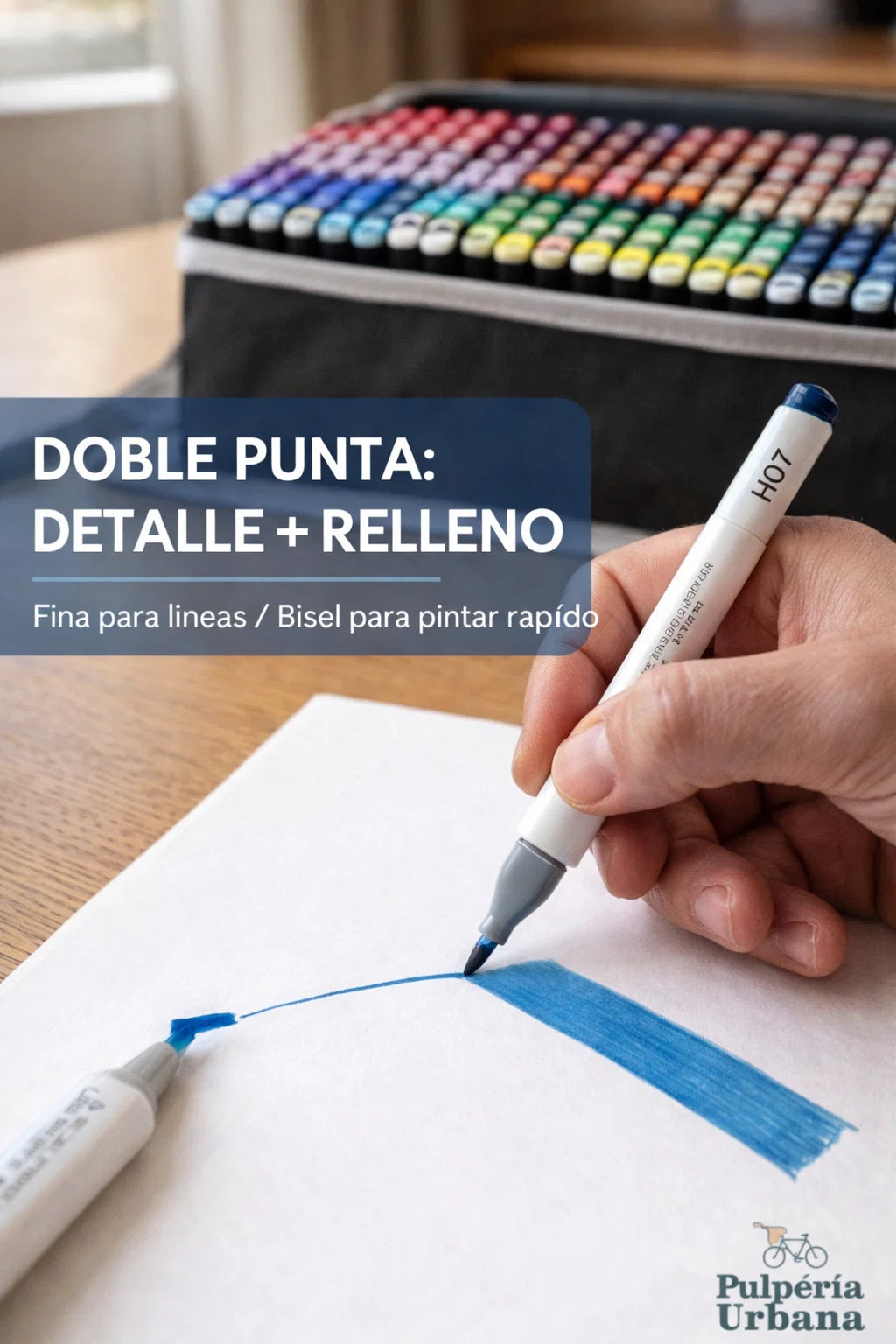 Set de Marcadores Doble Punta Premium