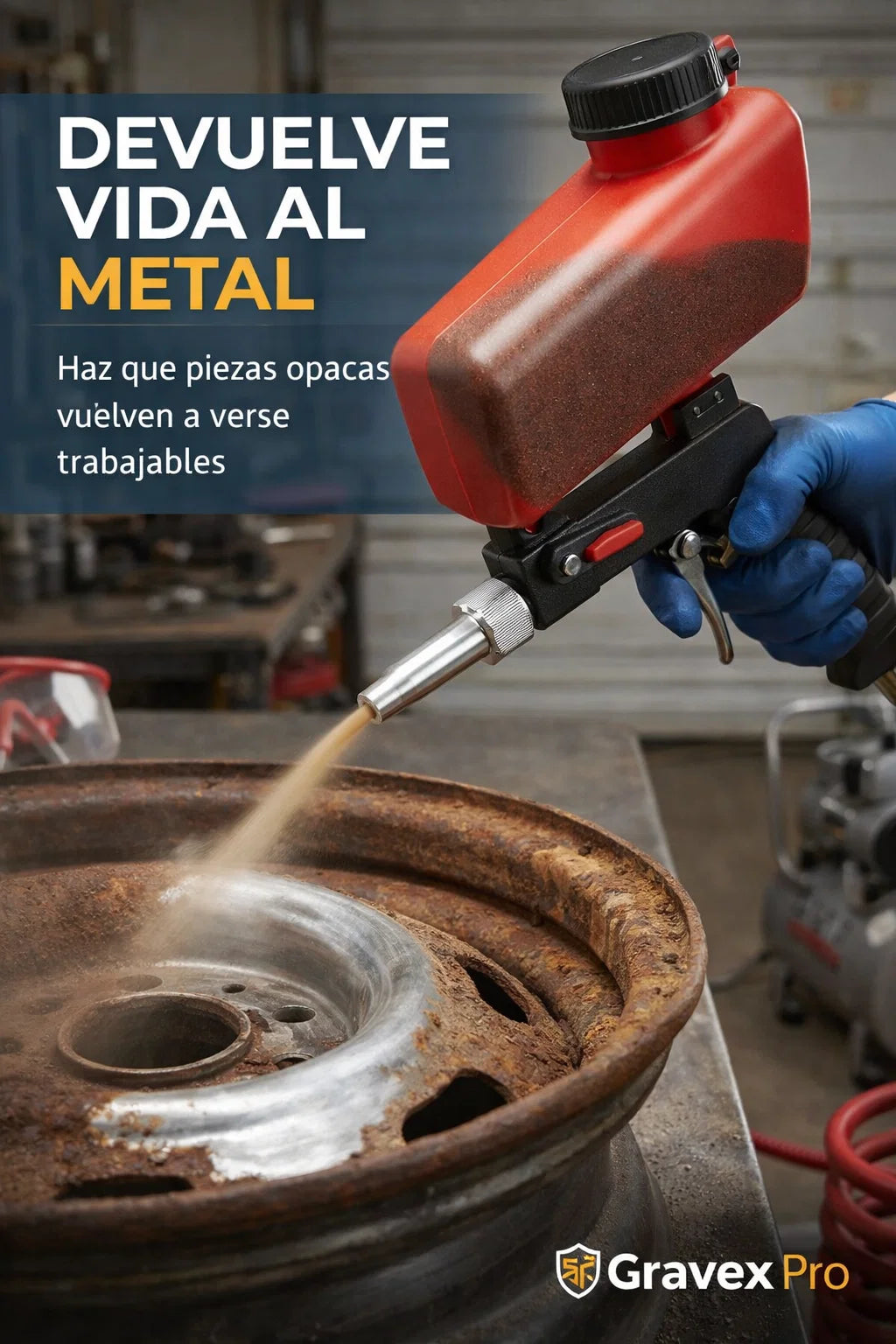 Pistola De Arena Quita Oxido