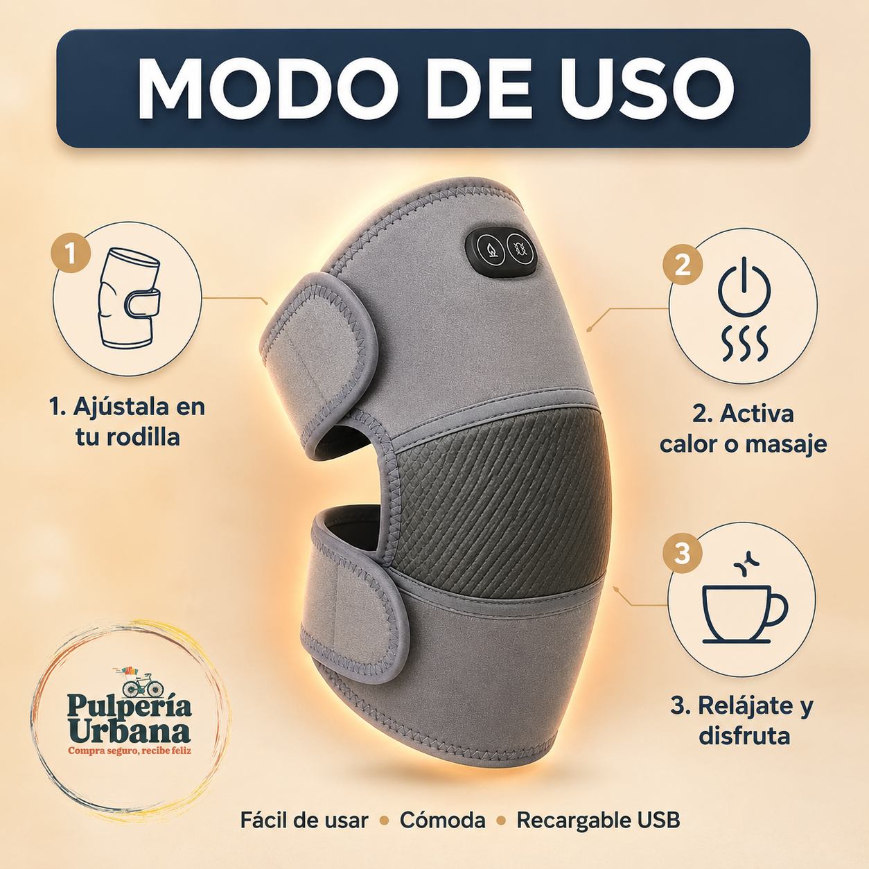 Rodillera Térmica Pro