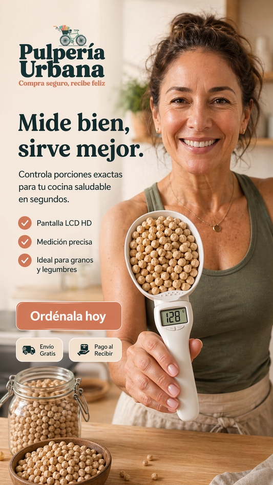 Cuchara Dosificadora Digital para Mascotas y Cocina