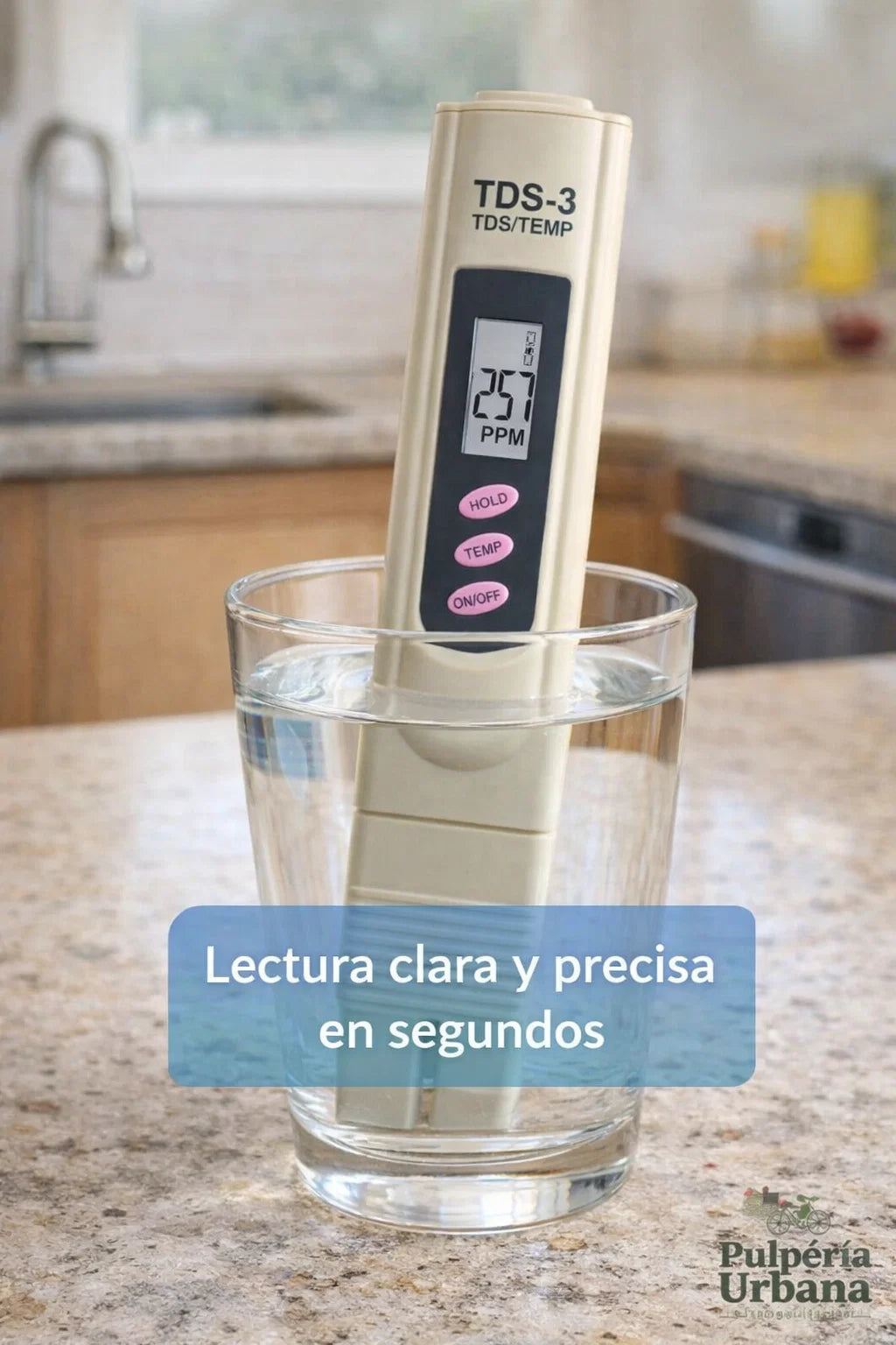MEDIDOR DE PUREZA DEL AGUA TDS