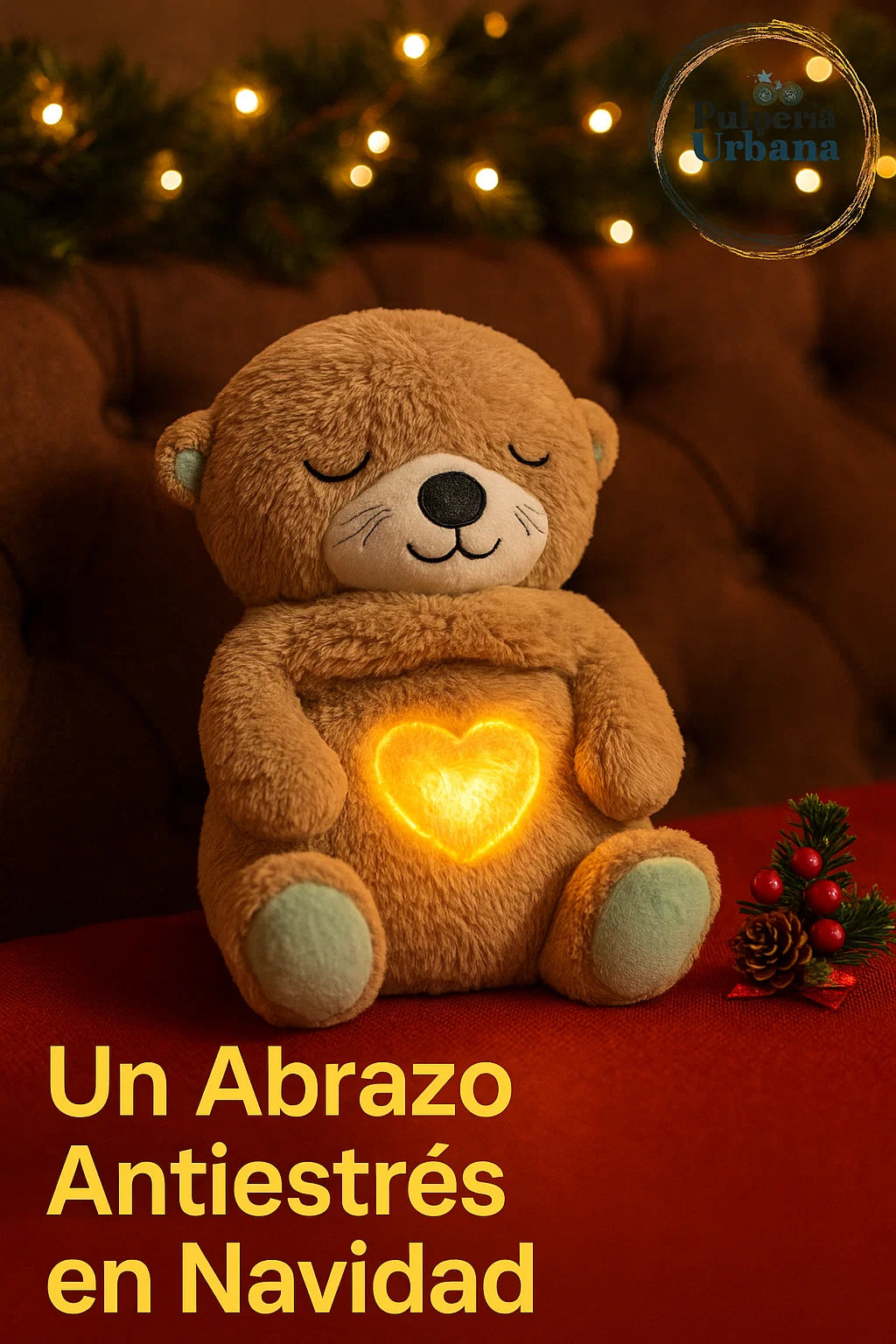 Nutria Peluche de Apego Respira bebe