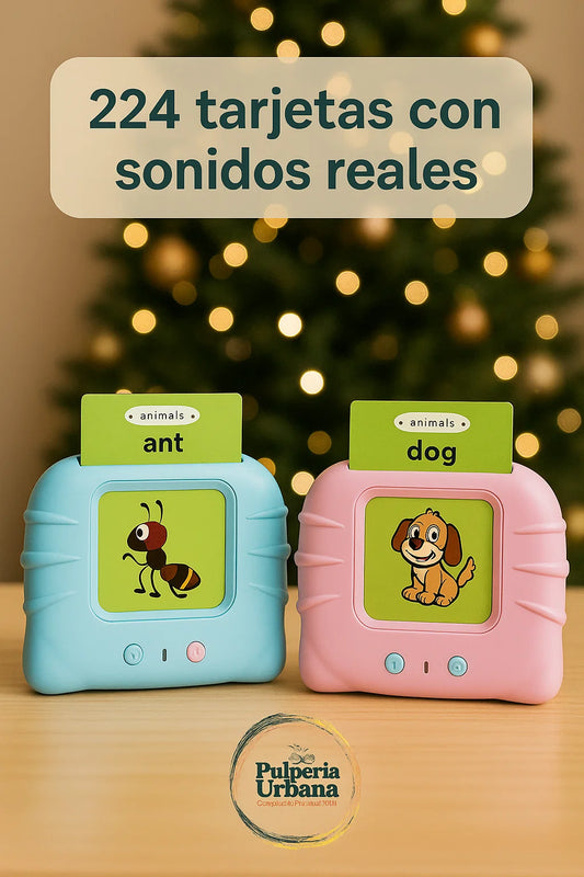 JUEGO LECTOR DE TARJETAS APRENDO INGLES