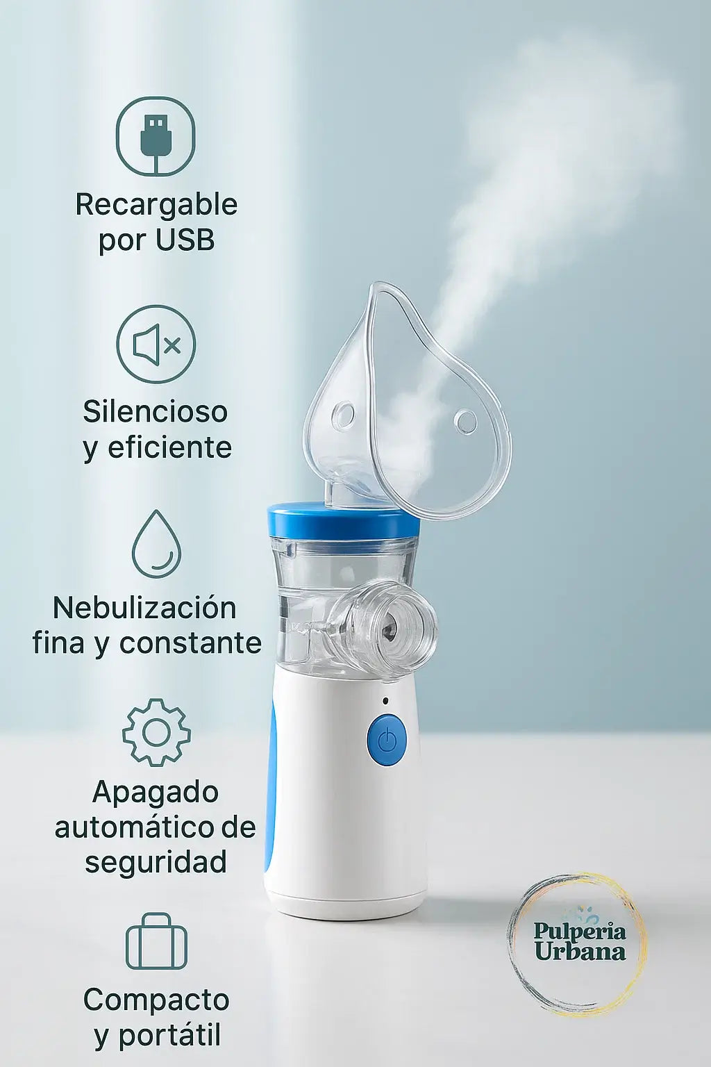 Nebulizador Portátil Silencioso USB