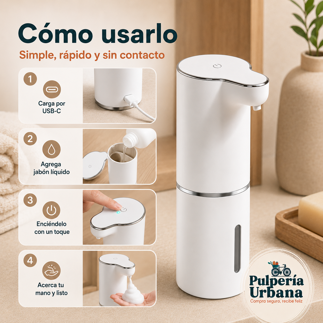 SensaClean Pro - Dispensador Automático