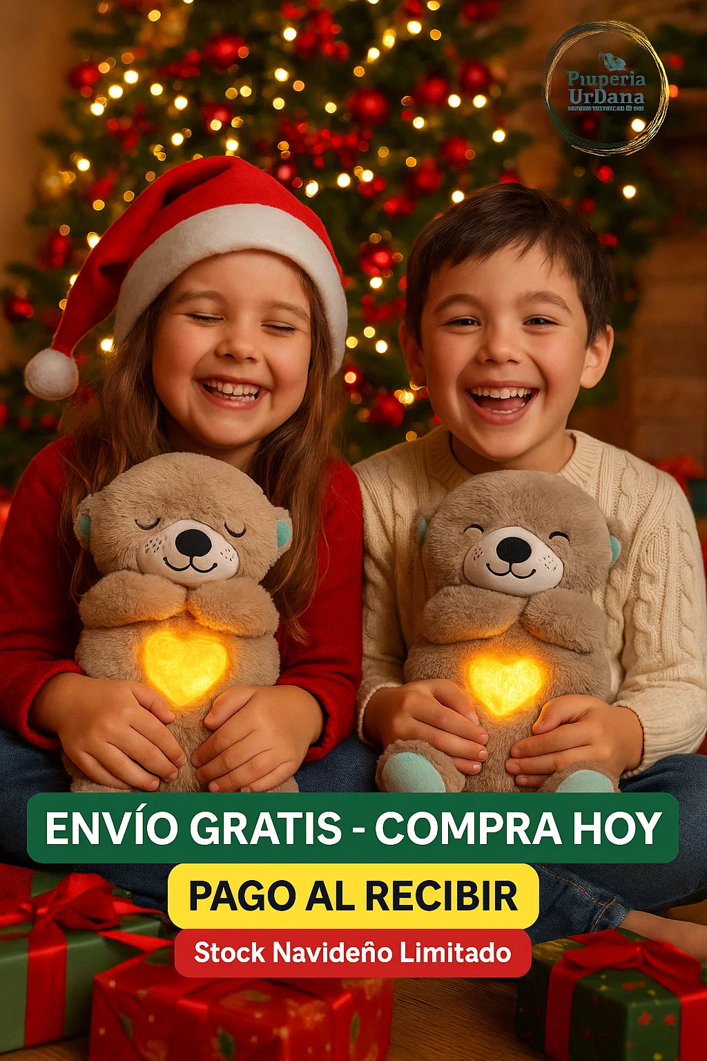 Nutria Peluche de Apego Respira bebe
