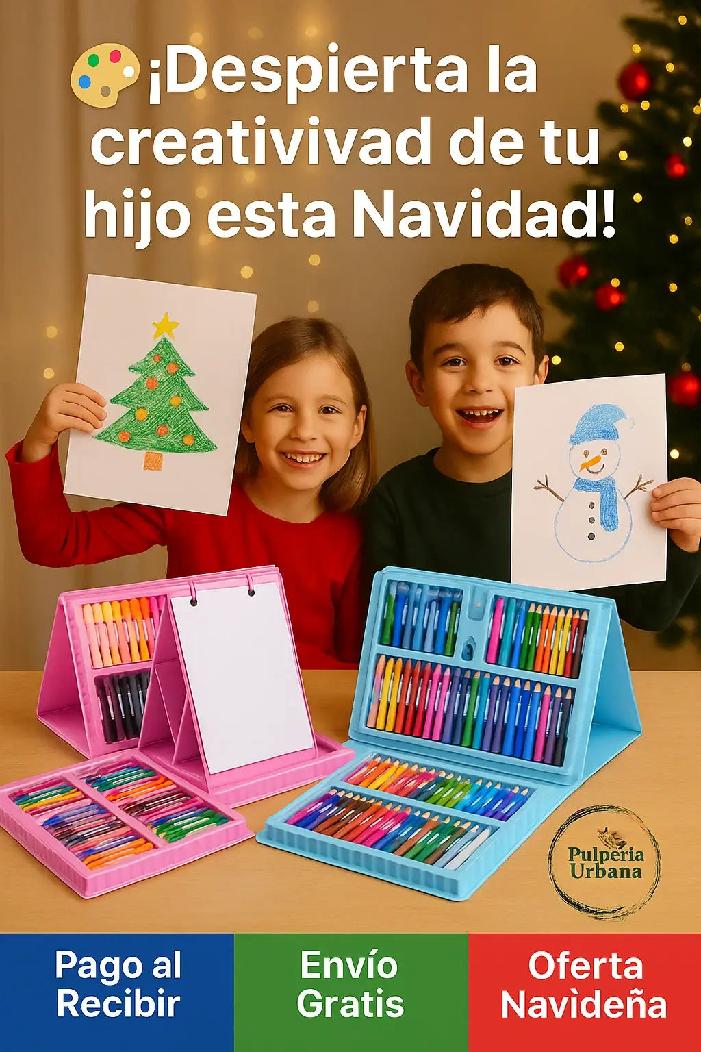 Pequeños Artistas – Maletín Creativo 208 pcs.