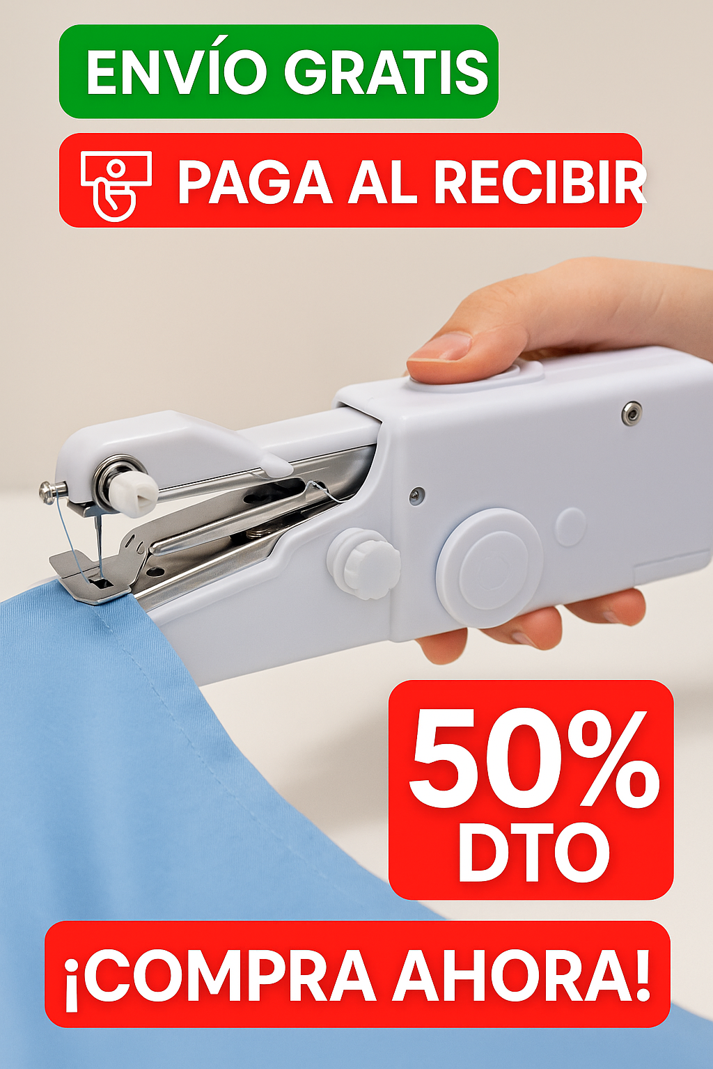 Máquina de Coser Portátil de Mano