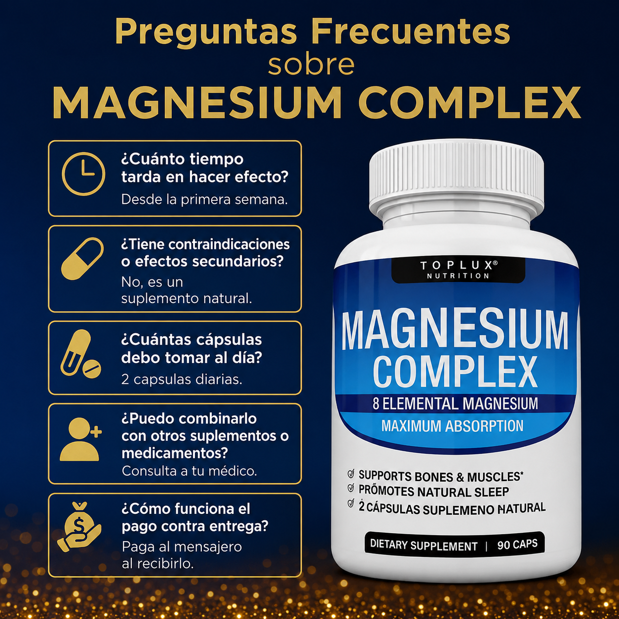 Magnesio complex 8 elementos 1000 MG