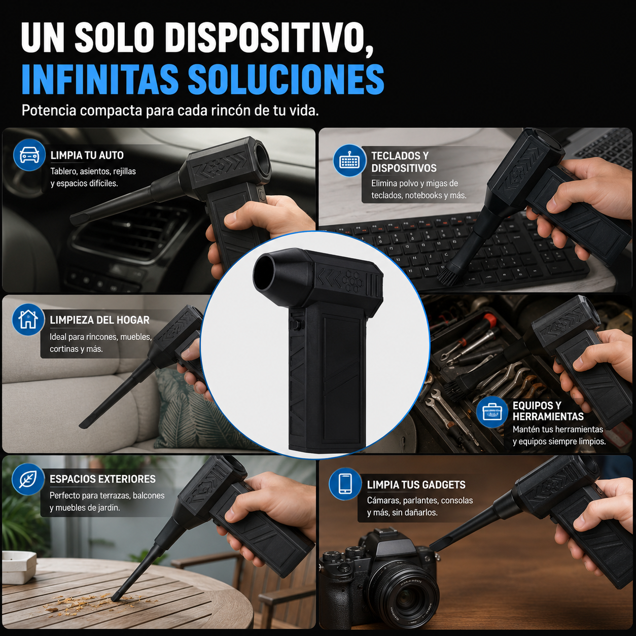 Turbo Jet Pro, soplador de aire
