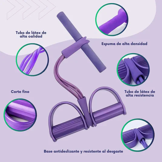 Bandas Elasticas Resistencia Con Pedal