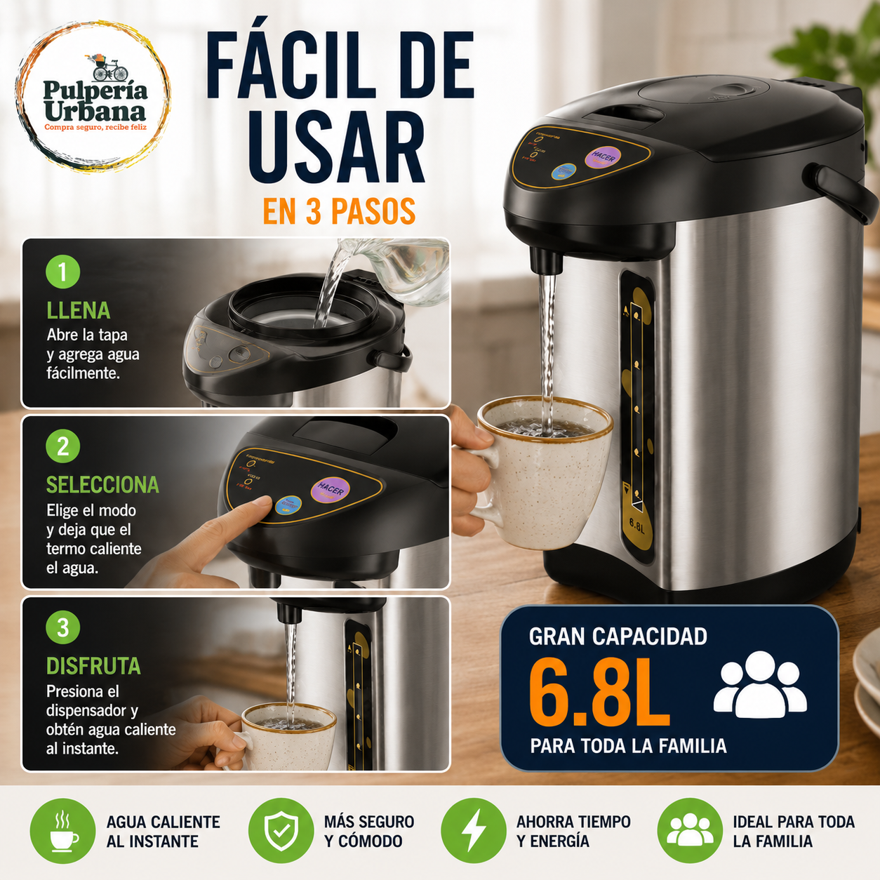 Dispensador Térmico Pro
